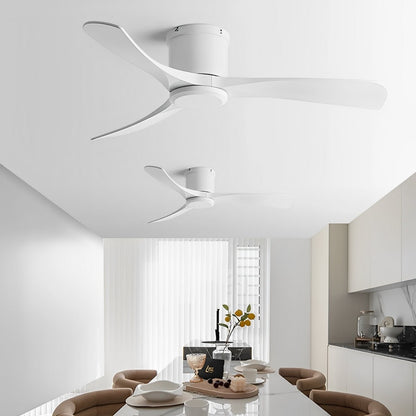 Modern 6 - speed Reverse Frequency 3 Blades Imitation Wood Ceiling Fan - Flyachilles