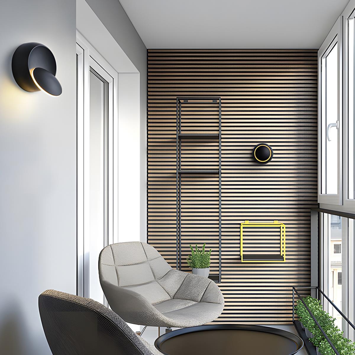 Modern Adjustable Moon Eclipse Creative LED Wall Sconce - Flyachilles