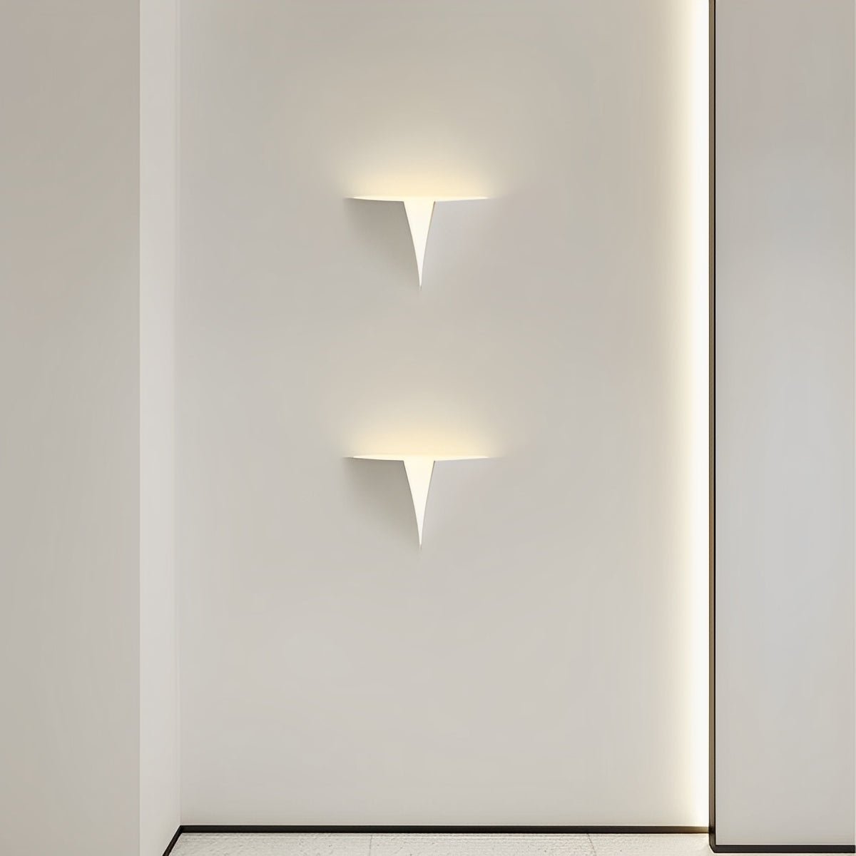 Modern Art Decor Invisibility Recessed LED Indoor Wall Sconces - Flyachilles