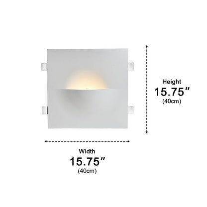 Modern Art Decor Invisibility Recessed LED Indoor Wall Sconces - Flyachilles