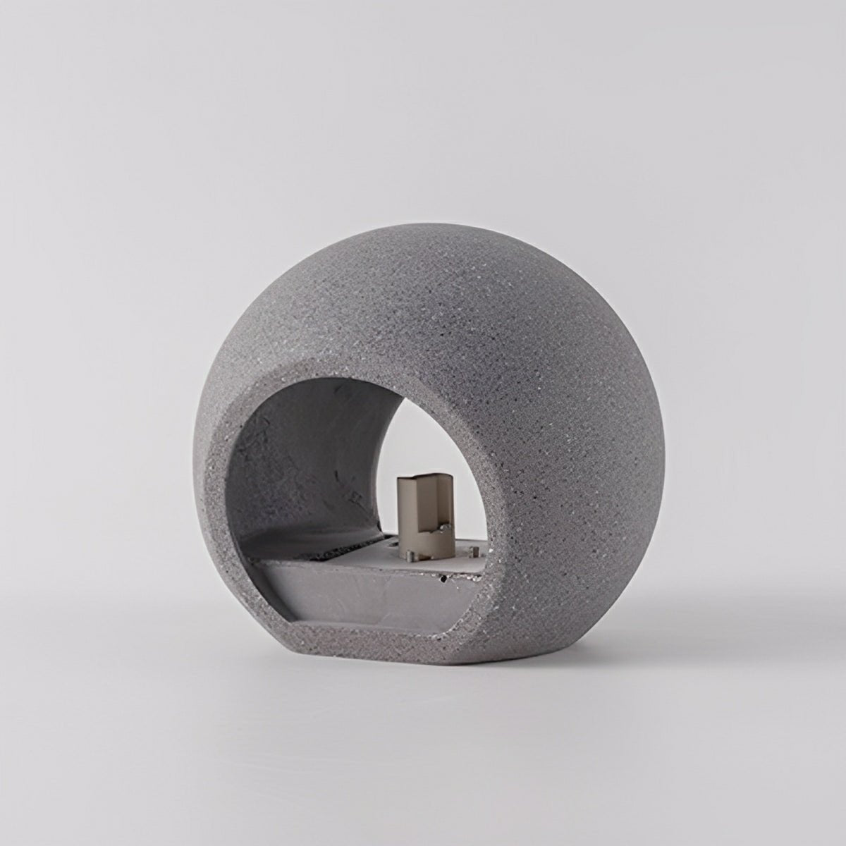 Modern Cement Egg - Shaped Up and Down LED Wall Sconces - Flyachilles