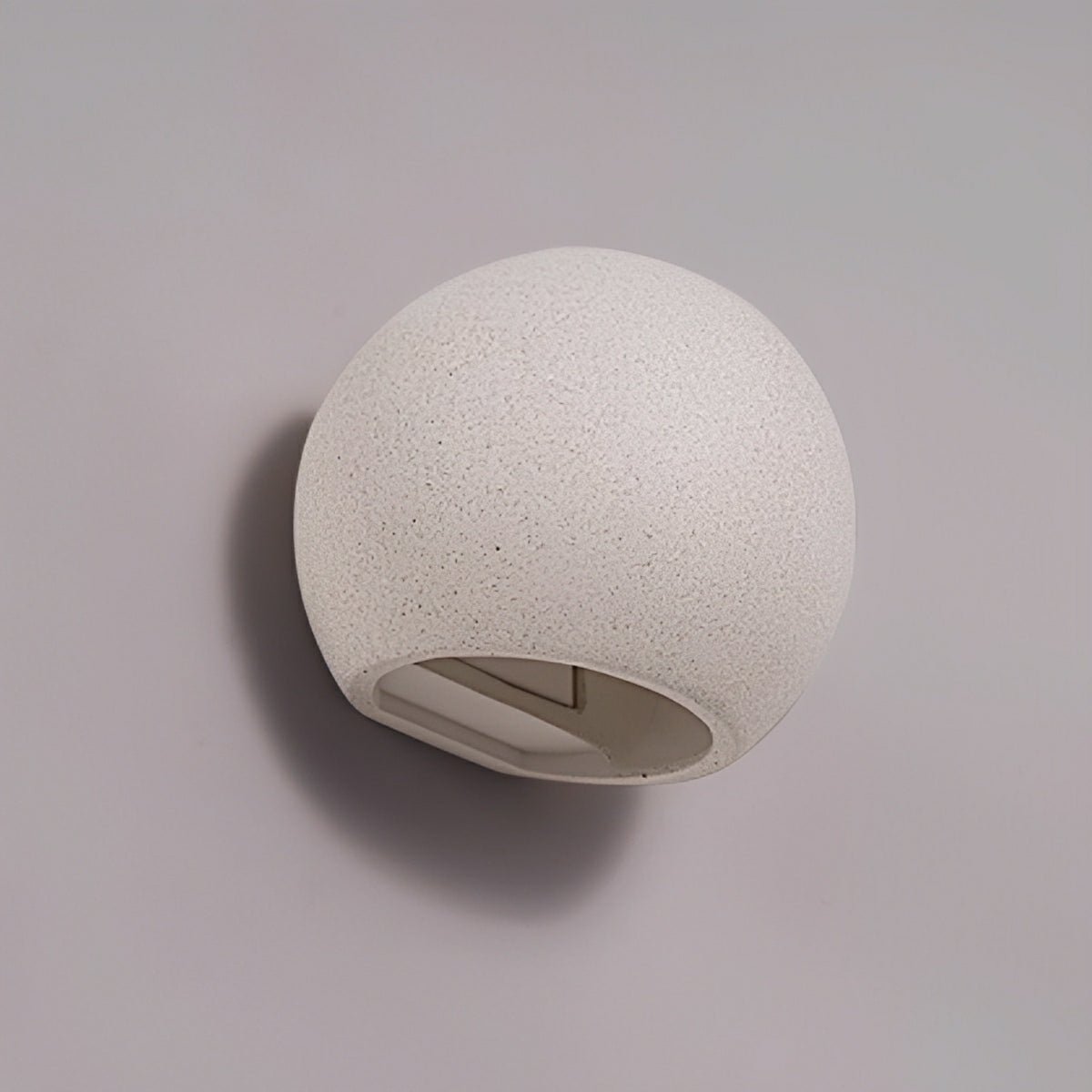 Modern Cement Egg - Shaped Up and Down LED Wall Sconces - Flyachilles