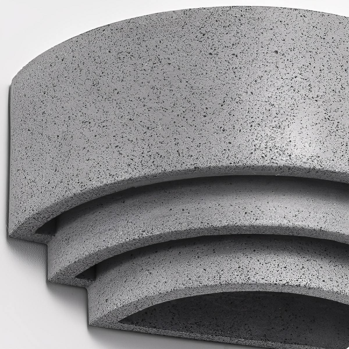Modern Cement Tiered Up and Down LED Wall Sconces - Flyachilles