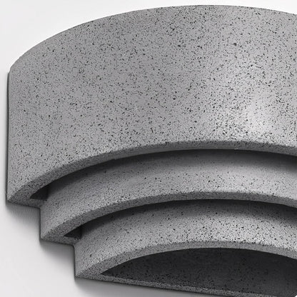 Modern Cement Tiered Up and Down LED Wall Sconces - Flyachilles