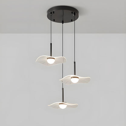 Modern Copper Lotus Leaf Bar LED Pendant Lights - Flyachilles
