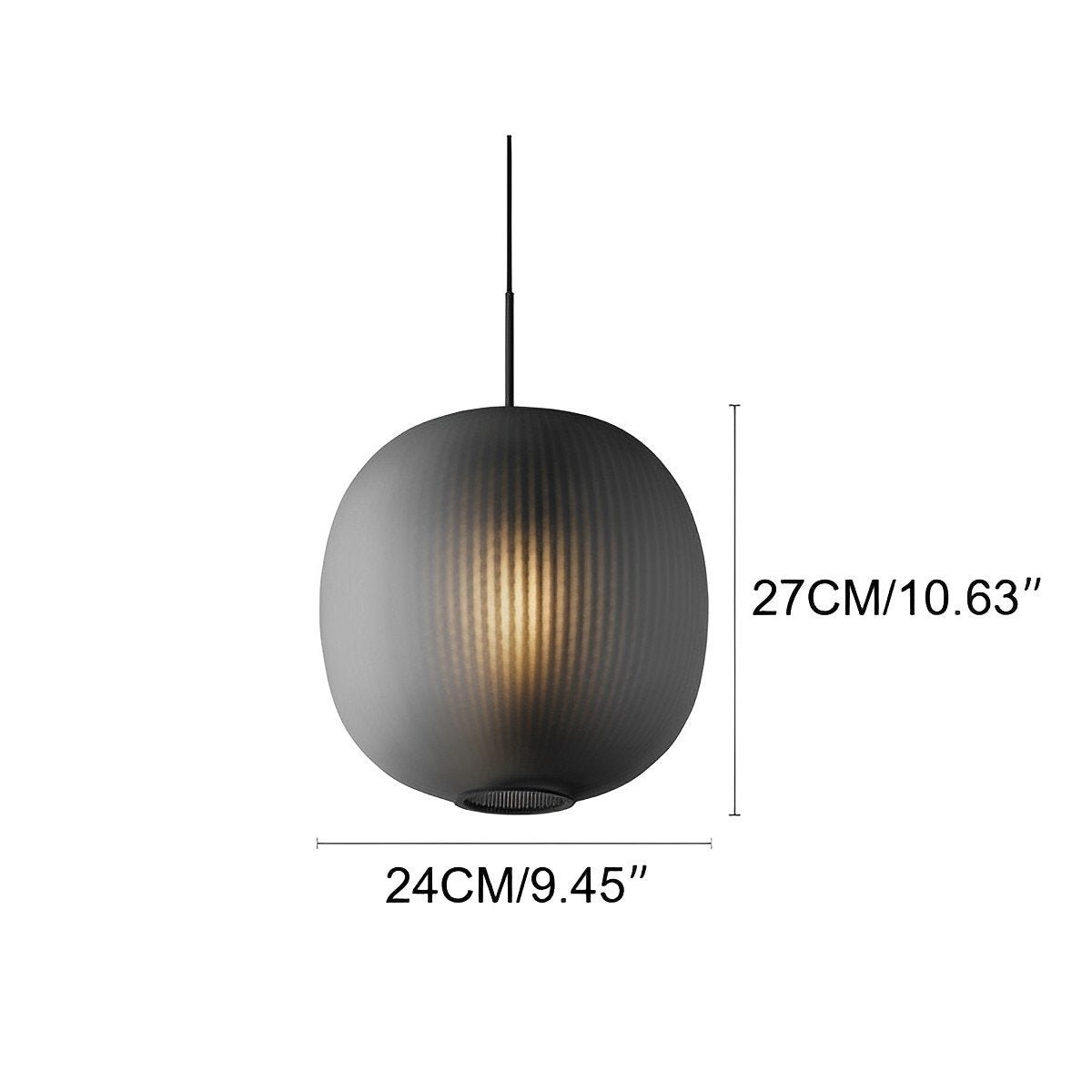 Modern Cream Style Glass Lantern LED Indoor Pendant Lights - Flyachilles