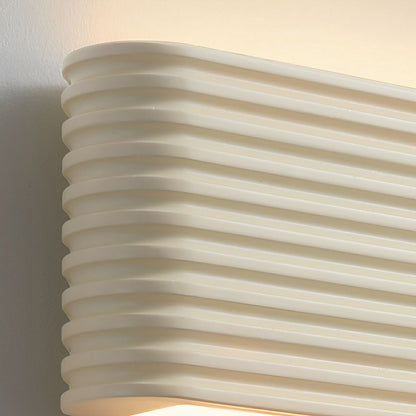 Modern Cream Style Solid Rectangular LED Indoor Wall Sconce - Flyachilles