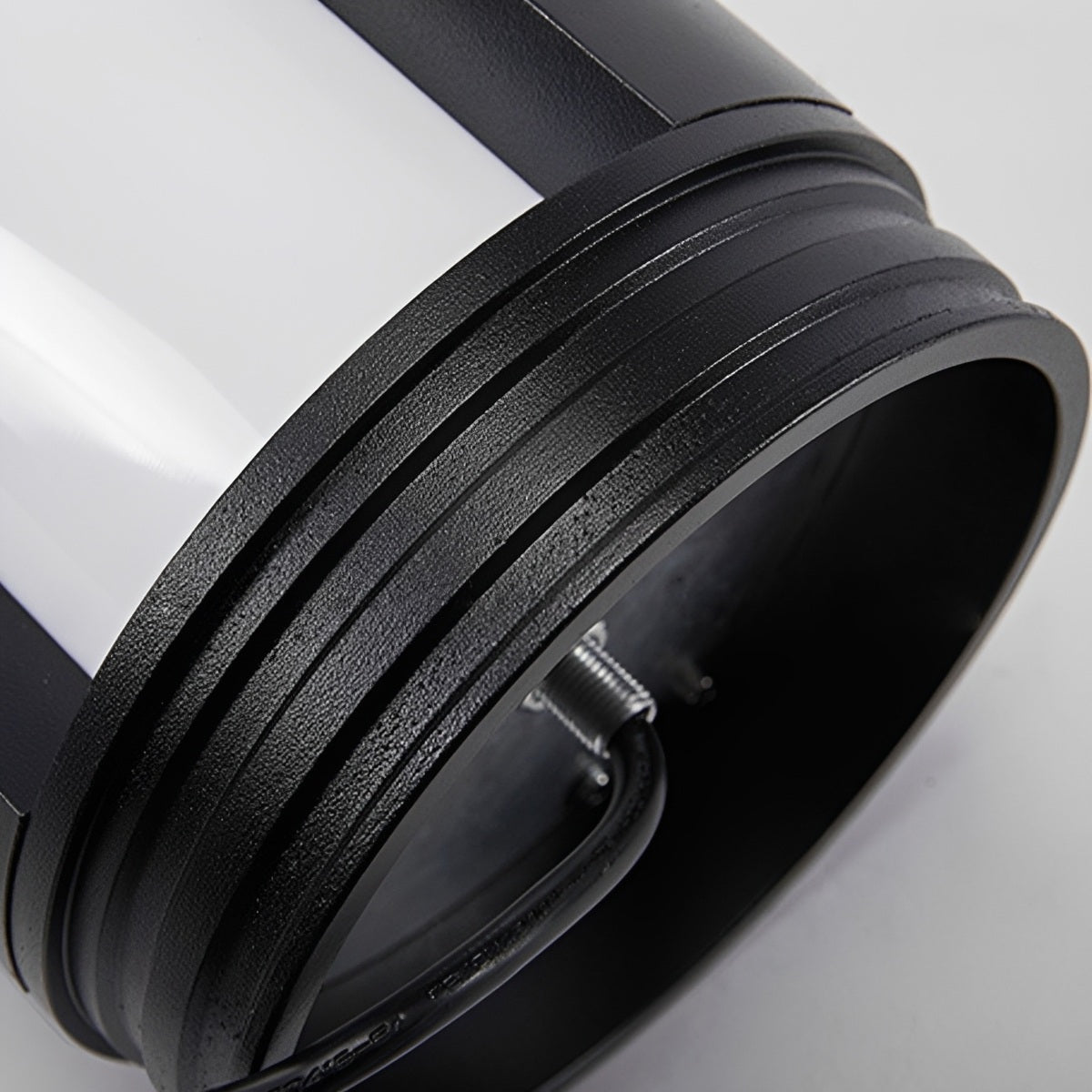 Modern Cylinder LED Black Outdoor Post Lights Pathway Light - Flyachilles