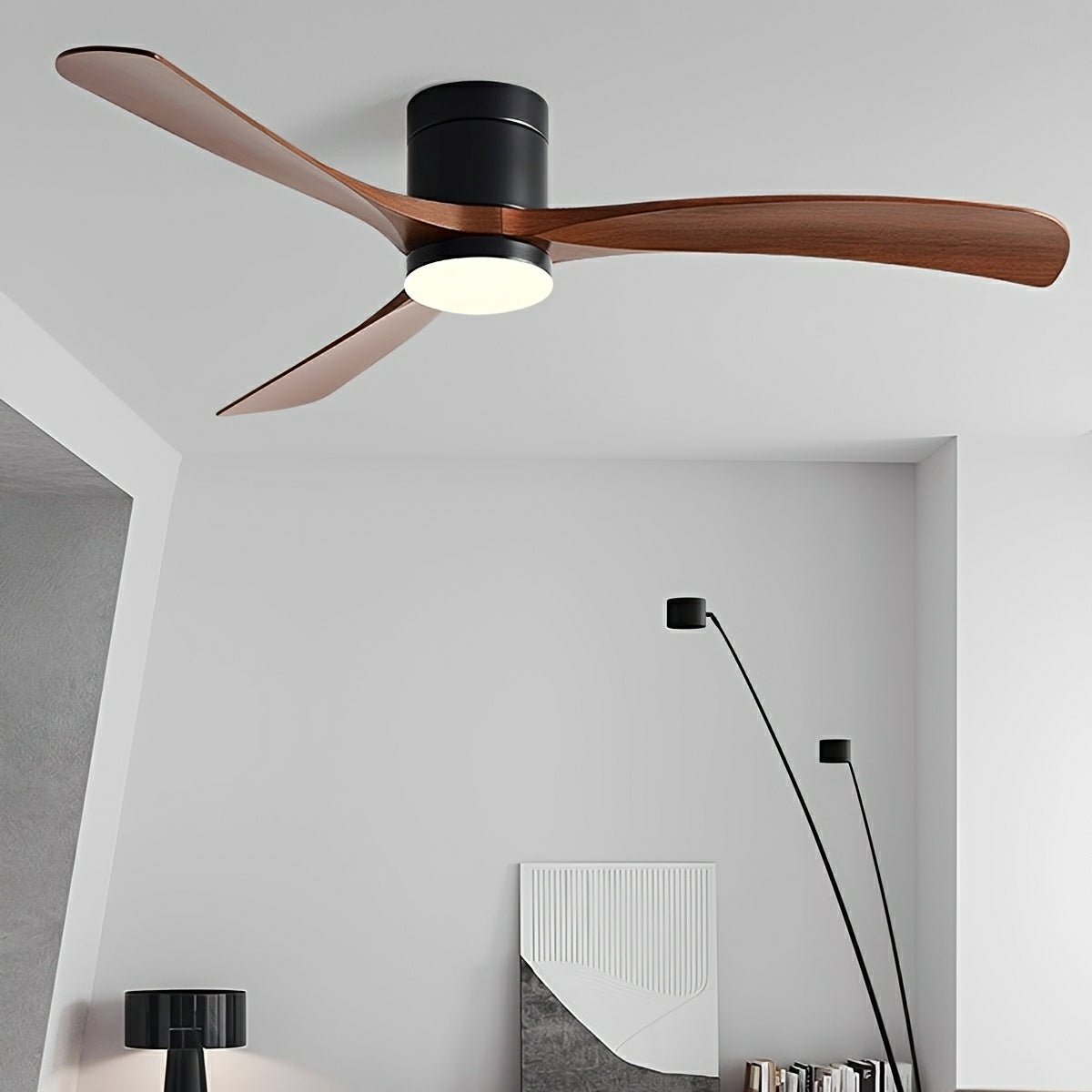 Modern Dimmable Ceiling Fan with Light - Flyachilles