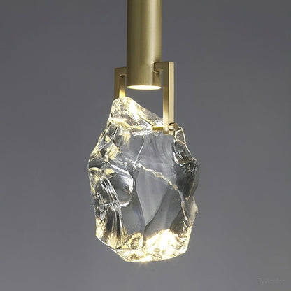 Modern Geometric Crystal Pendant Light - Flyachilles
