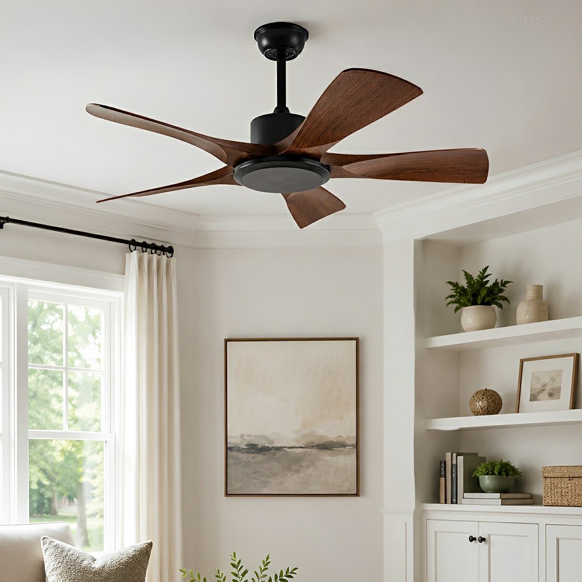 Modern Industrial DC Motor 6-speed Reverse Frequency Ceiling Fan - Flyachilles