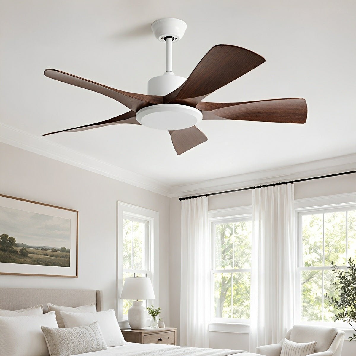 Modern Industrial DC Motor 6-speed Reverse Frequency Ceiling Fan - Flyachilles