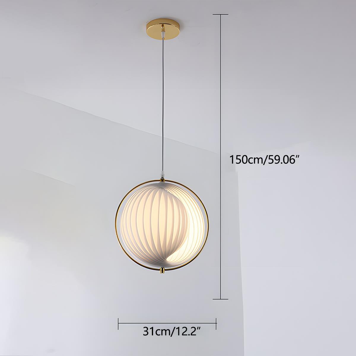 Modern Ins Pleated Blinds Globe LED Pendant Lights - Flyachilles