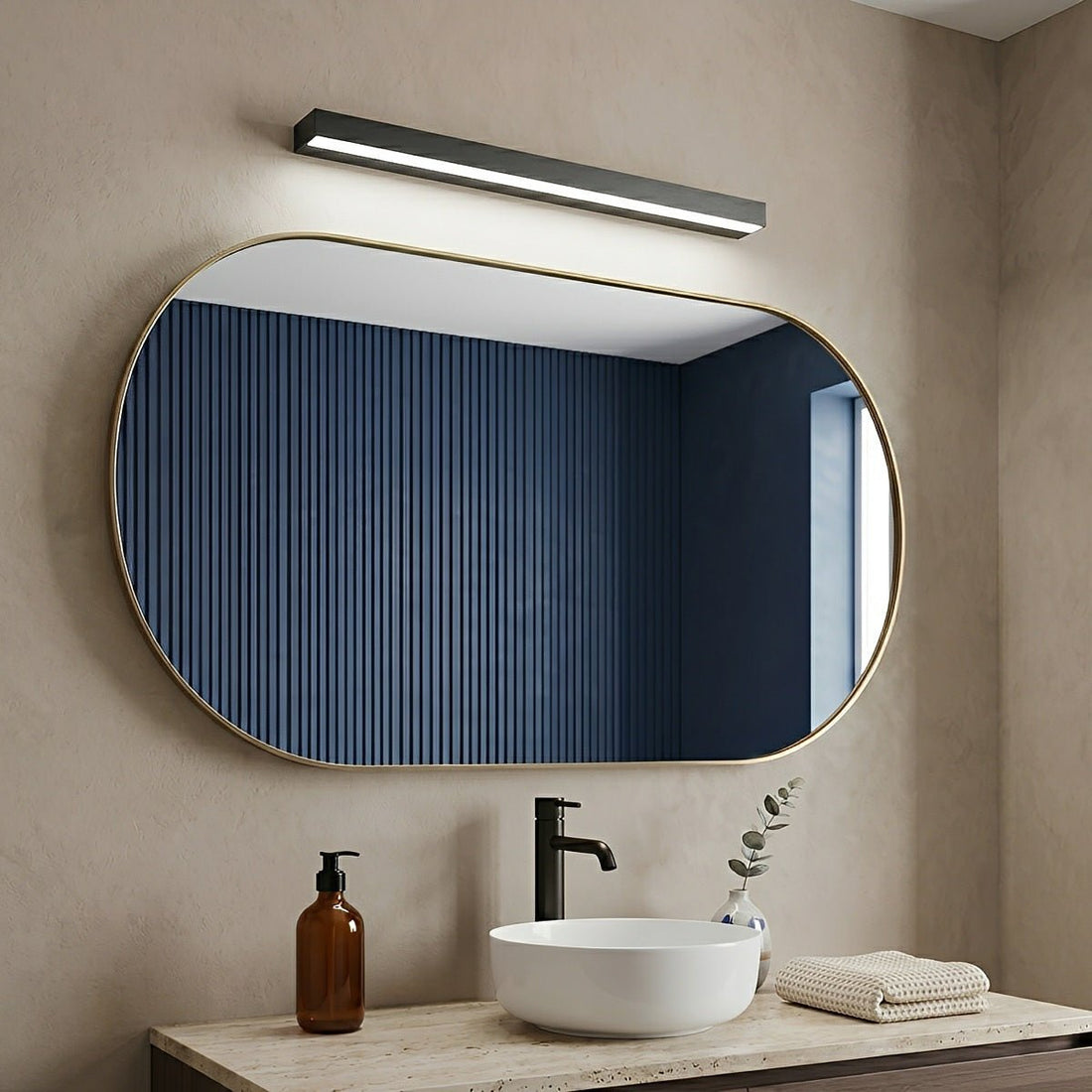 Modern LED Vanity Light Bar Minimalist Bathroom Mirror Wall Sconce - Flyachilles