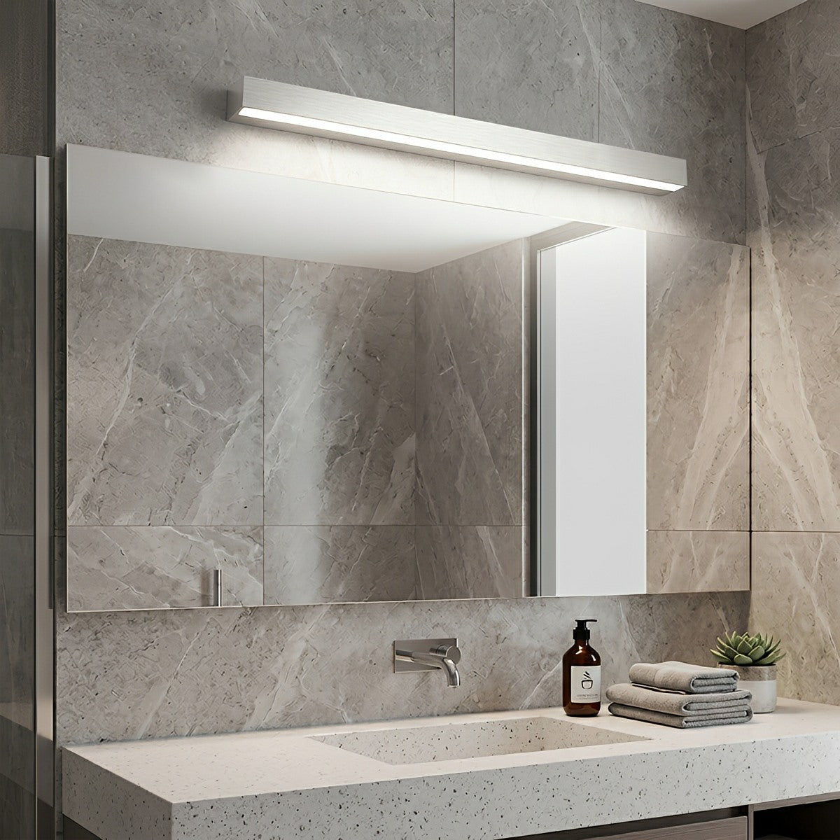 Modern LED Vanity Light Bar Minimalist Bathroom Mirror Wall Sconce - Flyachilles