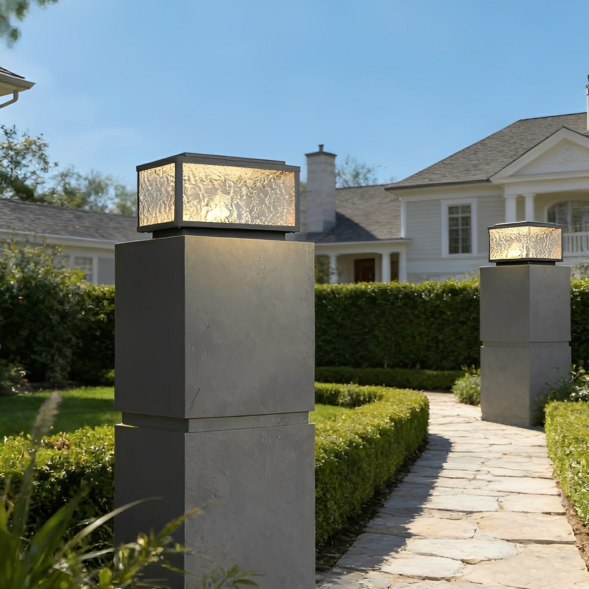 Modern LED Waterproof Outdoor Post Lights - Flyachilles