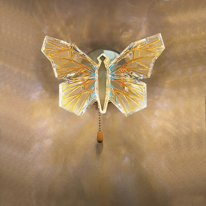 Modern Luxury Crystal Butterfly LED Indoor Wall Sconces - Flyachilles