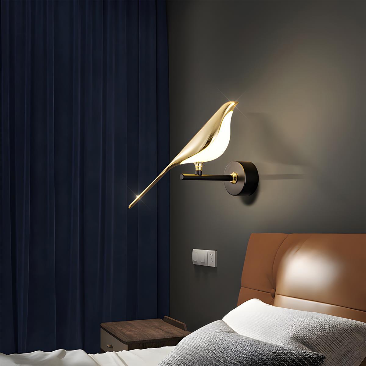 Modern Luxury Magpie Bird LED Indoor Wall Sconces - Flyachilles
