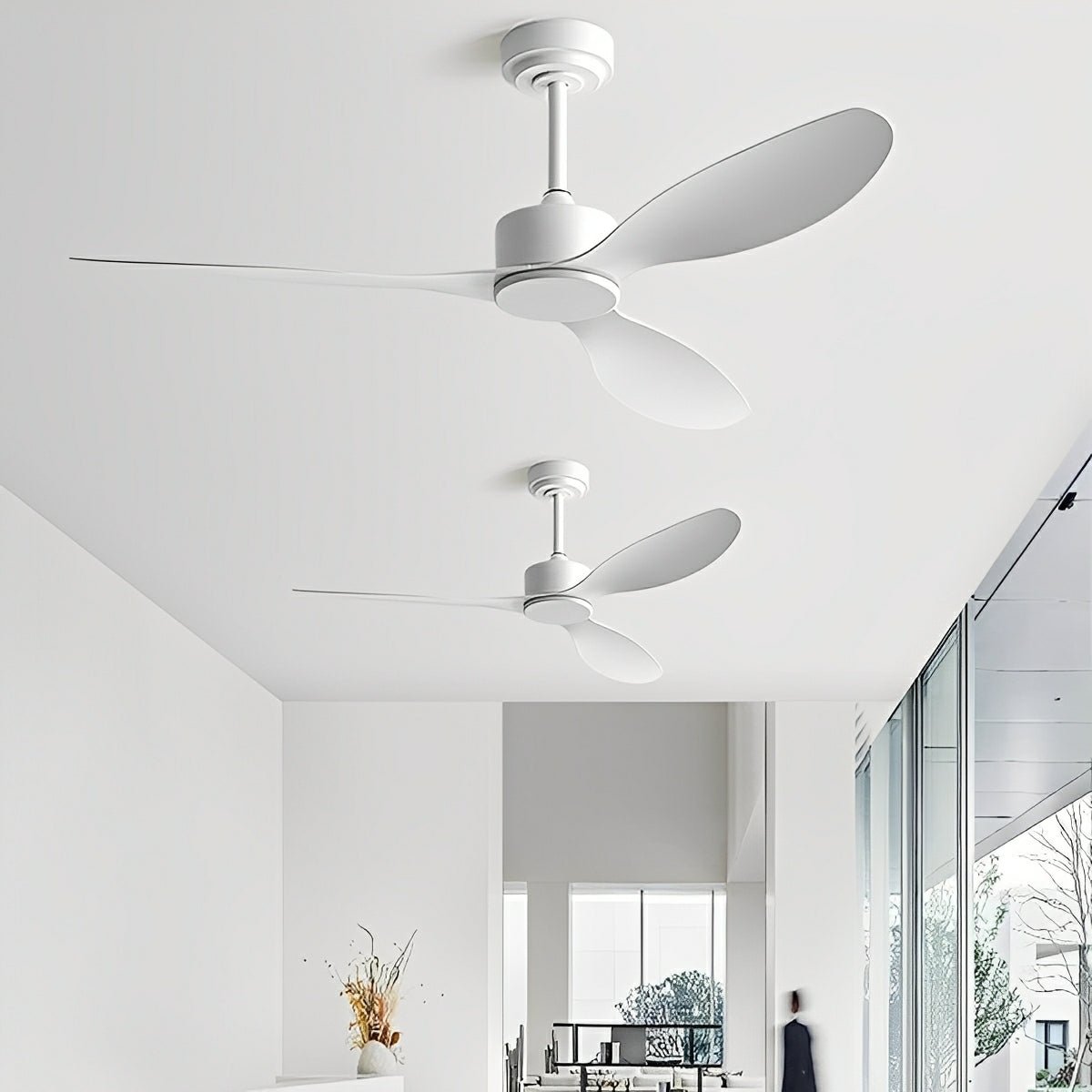 Modern Minimalist 3 - Blades DC Motor Reverse Ceiling Fan - Flyachilles