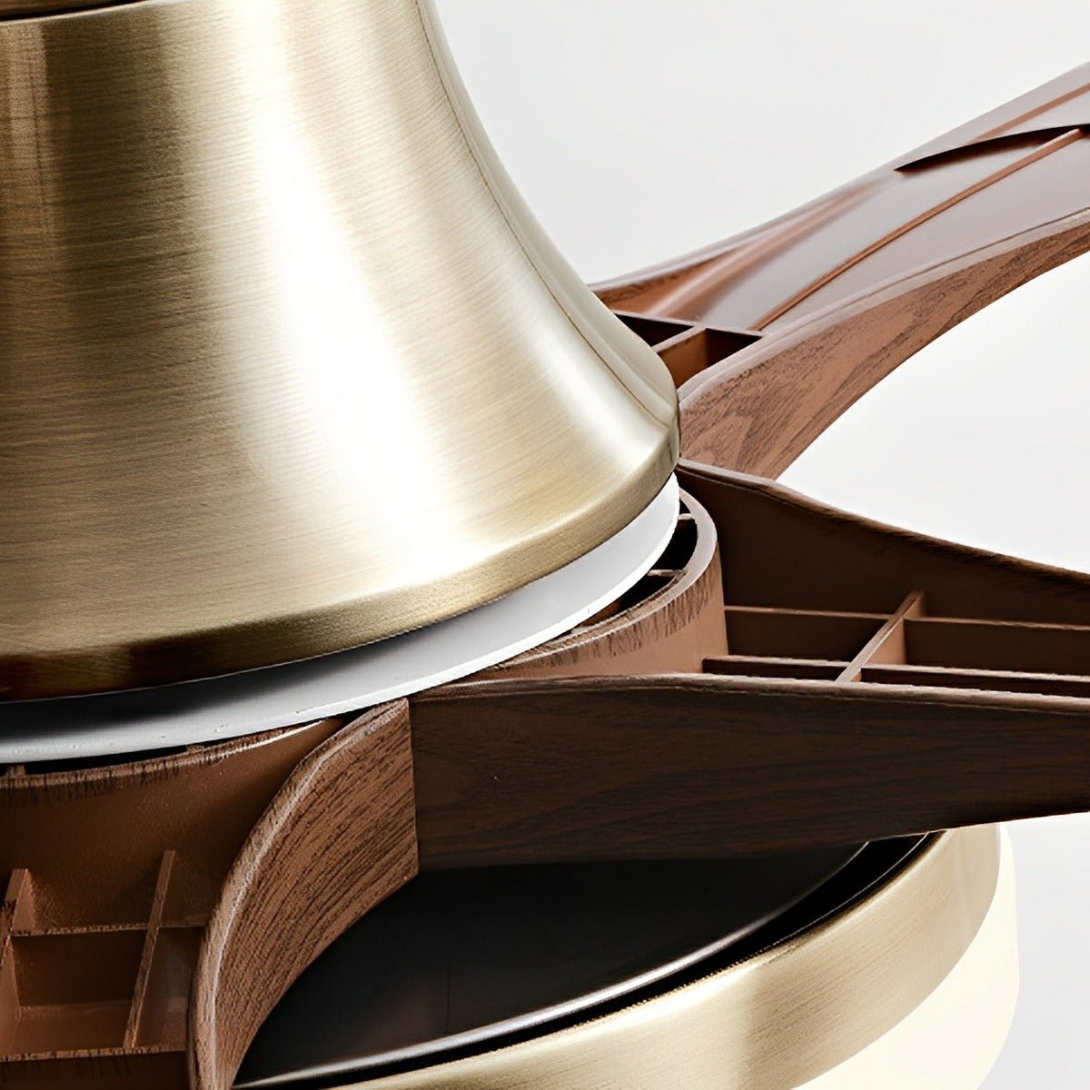 Modern Minimalist 3 - Blades DC Motor Reverse Full - Spectrum LED Ceiling Fan Light - Flyachilles