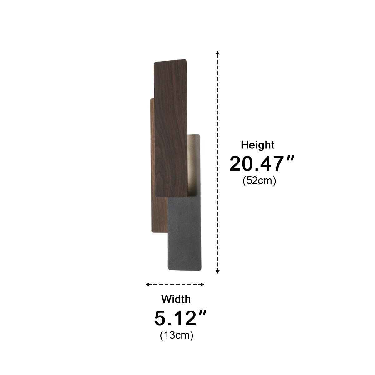 Modern Minimalist 3 - Tiered Rectangular LED Indoor Wall Sconces - Flyachilles