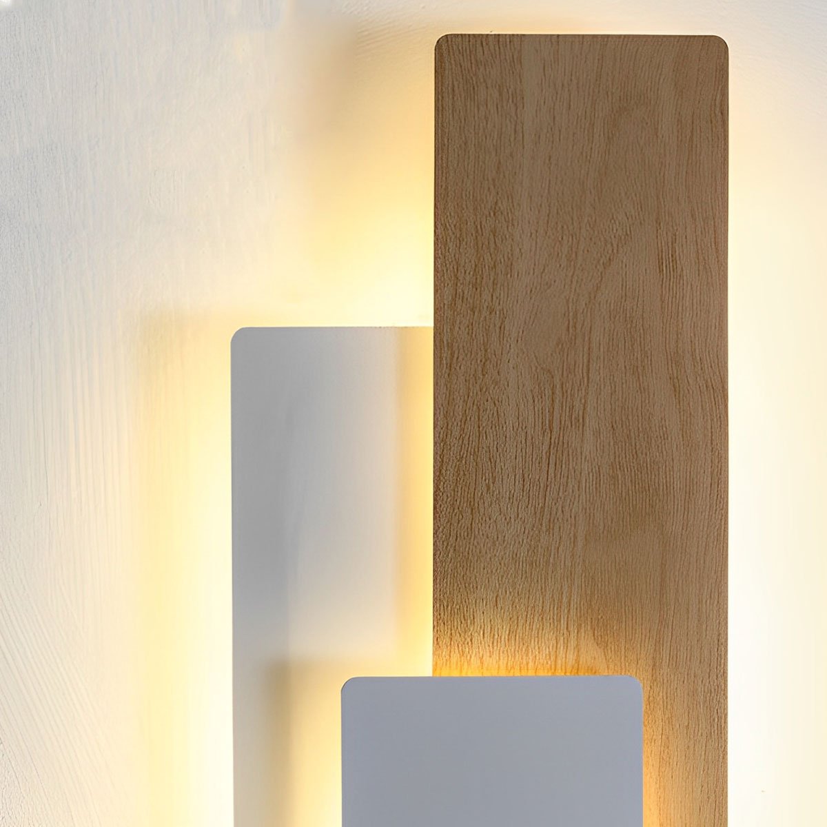 Modern Minimalist 3 - Tiered Rectangular LED Indoor Wall Sconces - Flyachilles