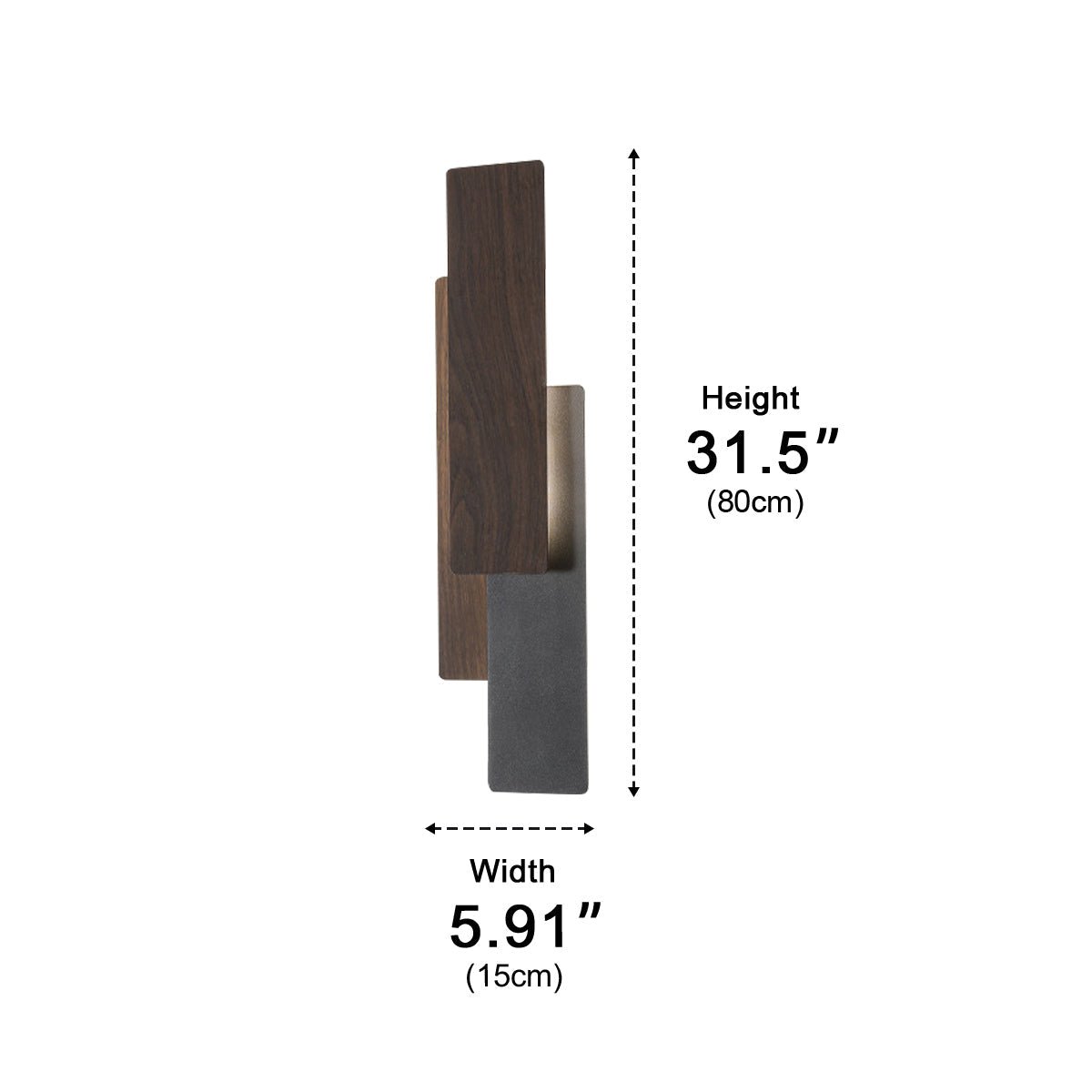 Modern Minimalist 3 - Tiered Rectangular LED Indoor Wall Sconces - Flyachilles