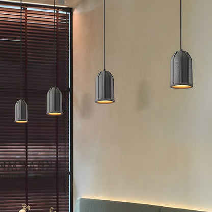 Modern Minimalist Bell Cement LED Pendant Lights - Flyachilles