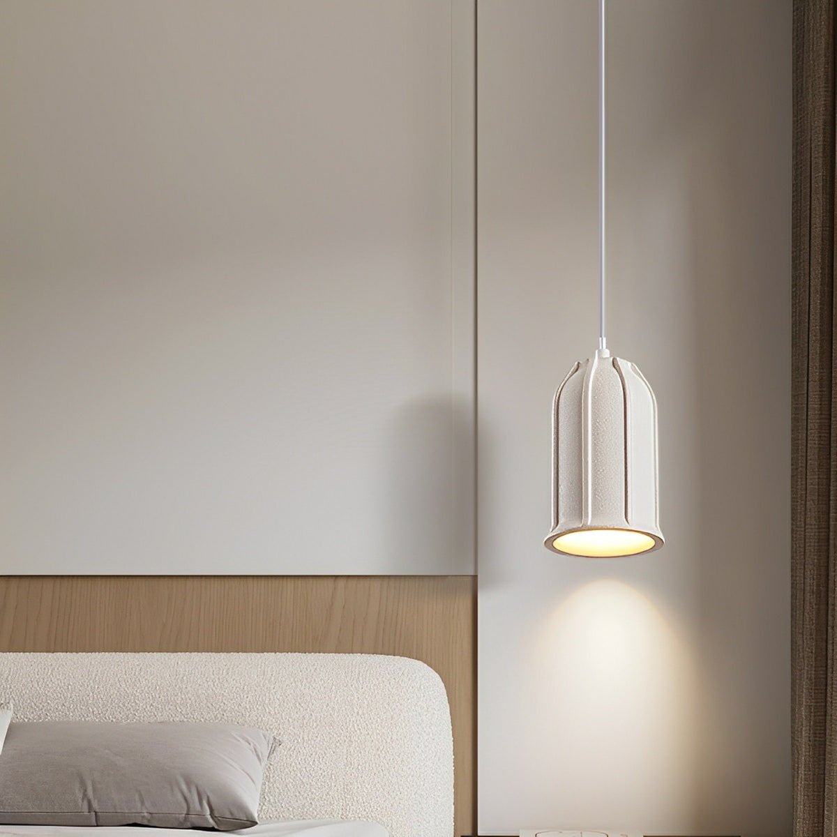 Modern Minimalist Bell Cement LED Pendant Lights - Flyachilles