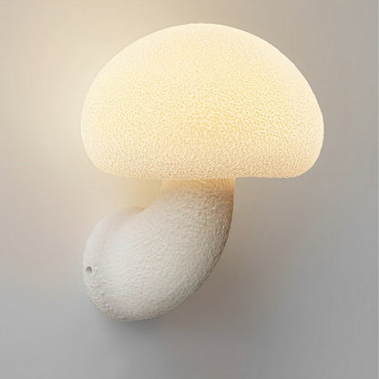 Modern Minimalist Creamy Style Mushrooms LED Wall Lights - Flyachilles