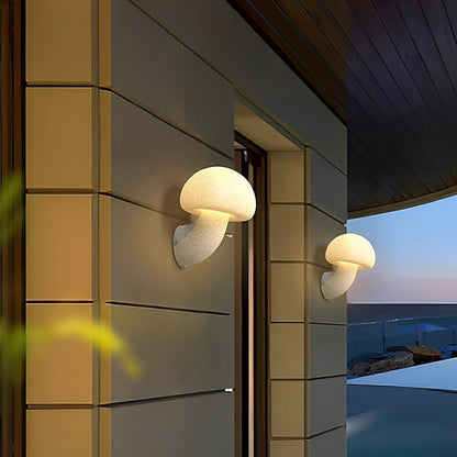 Modern Minimalist Creamy Style Mushrooms LED Wall Lights - Flyachilles