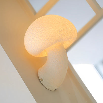 Modern Minimalist Creamy Style Mushrooms LED Wall Lights - Flyachilles