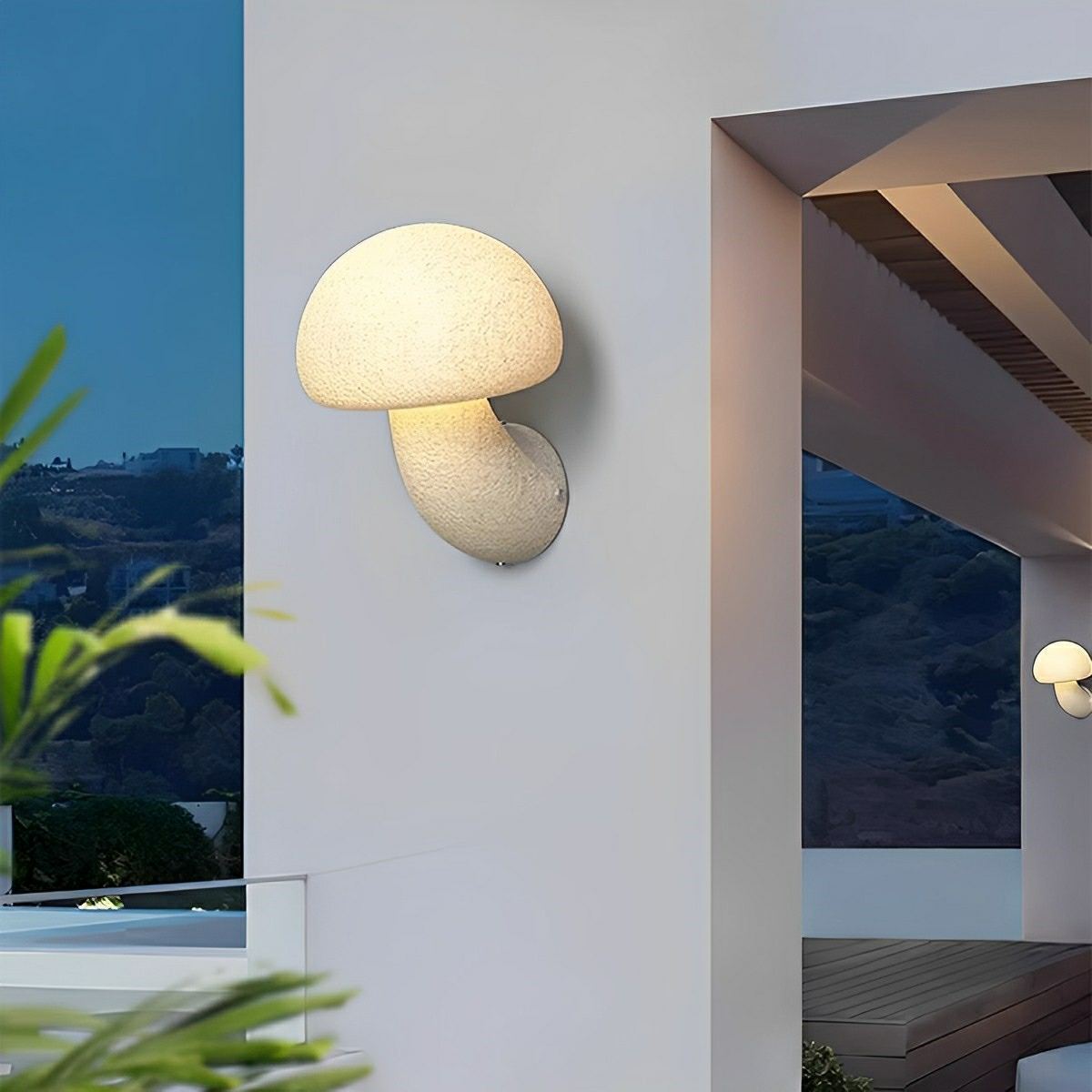 Modern Minimalist Creamy Style Mushrooms LED Wall Lights - Flyachilles