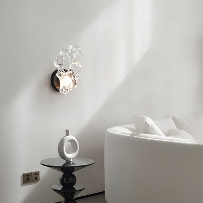 Modern Minimalist Creative Clear Wave LED Indoor Wall Sconces - Flyachilles