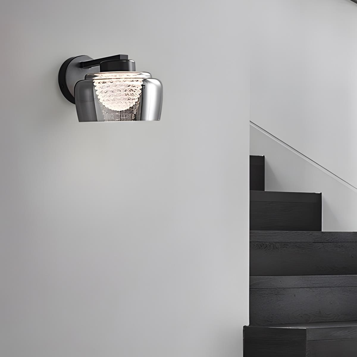 Modern Minimalist Creative Clear Wave LED Indoor Wall Sconces - Flyachilles