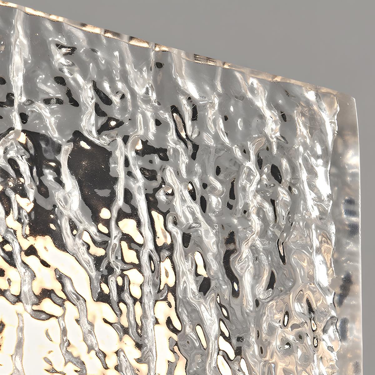 Modern Minimalist Creative Clear Wave LED Indoor Wall Sconces - Flyachilles