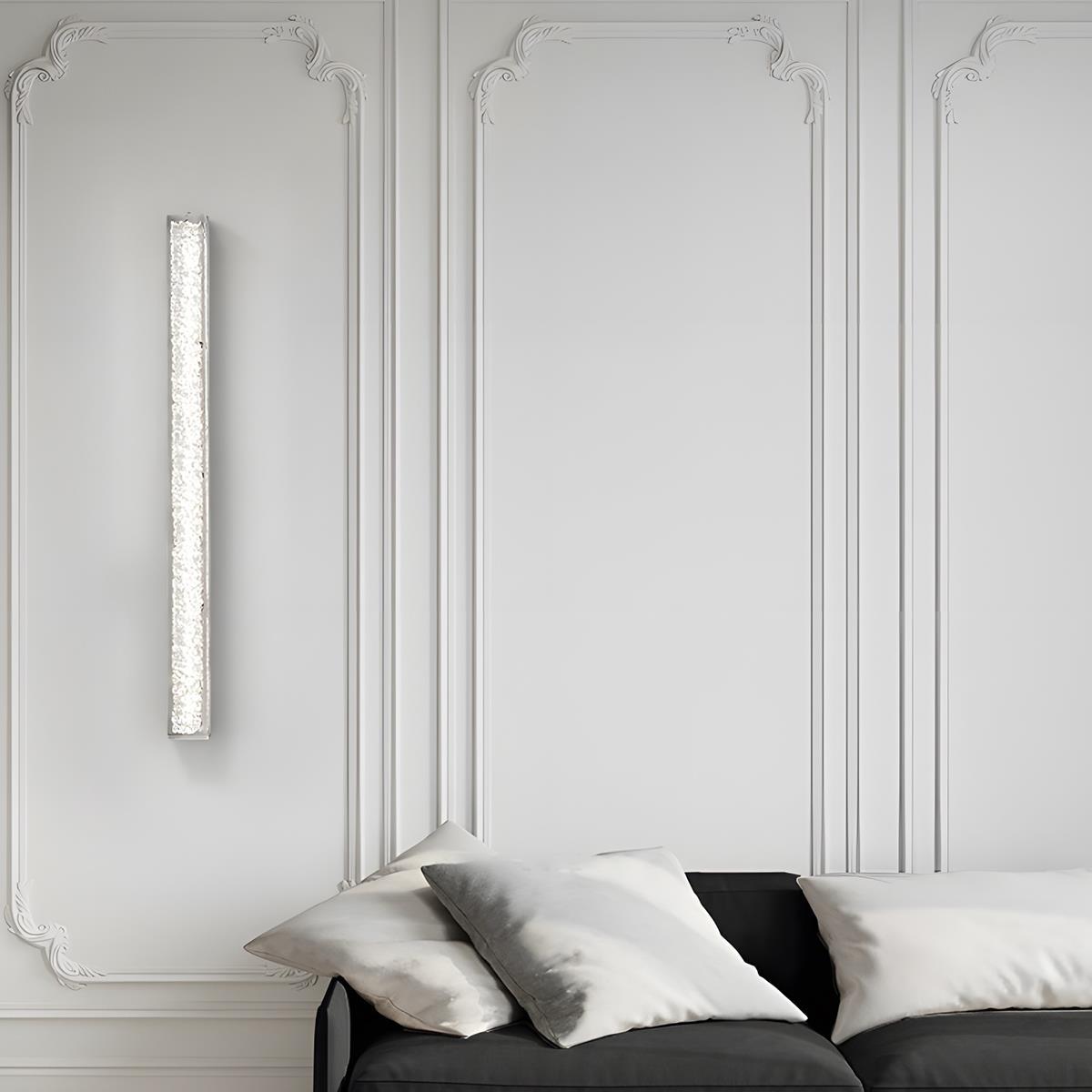Modern Minimalist Creative Clear Wave LED Indoor Wall Sconces - Flyachilles