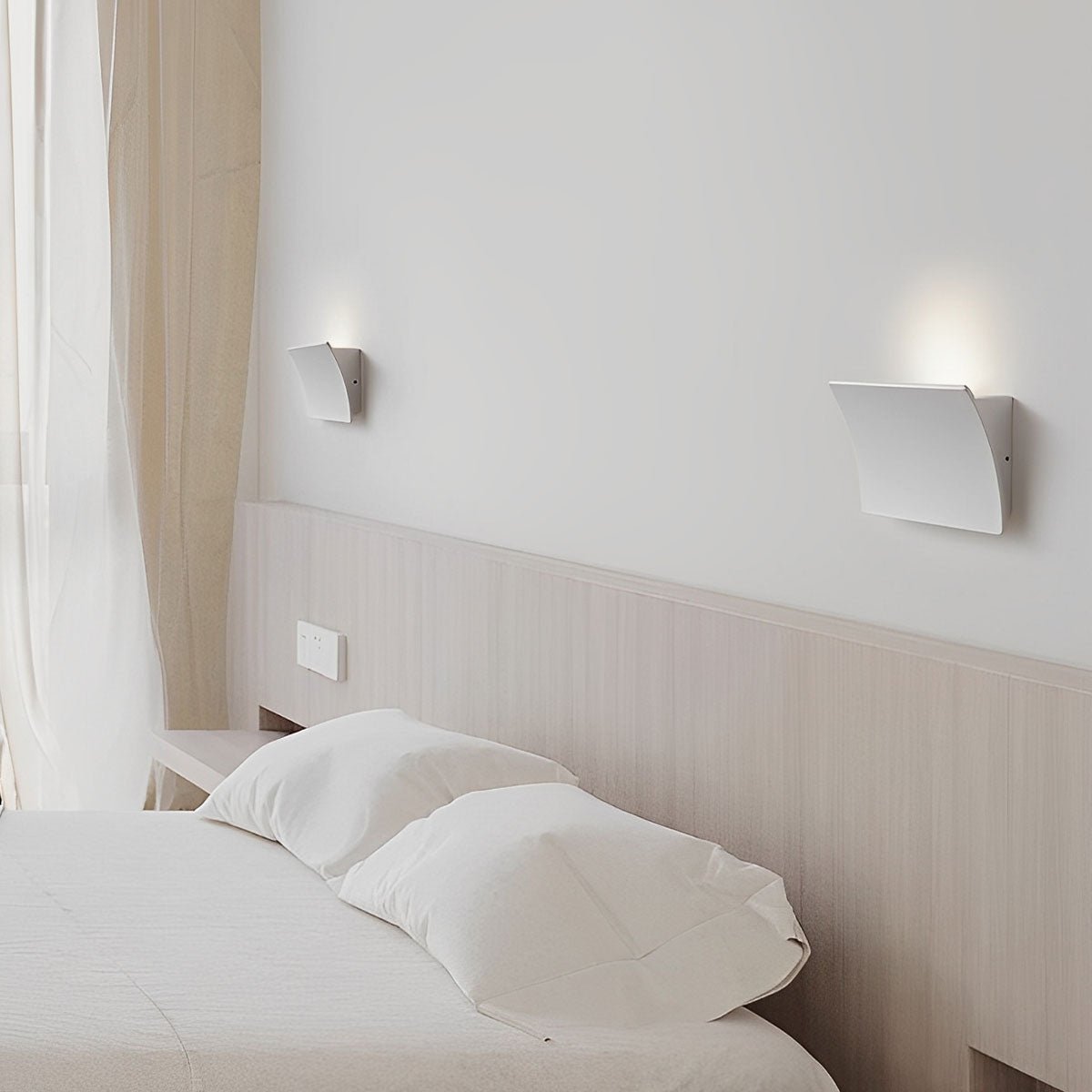 Modern Minimalist Curve LED Indoor Wall Sconces - Flyachilles