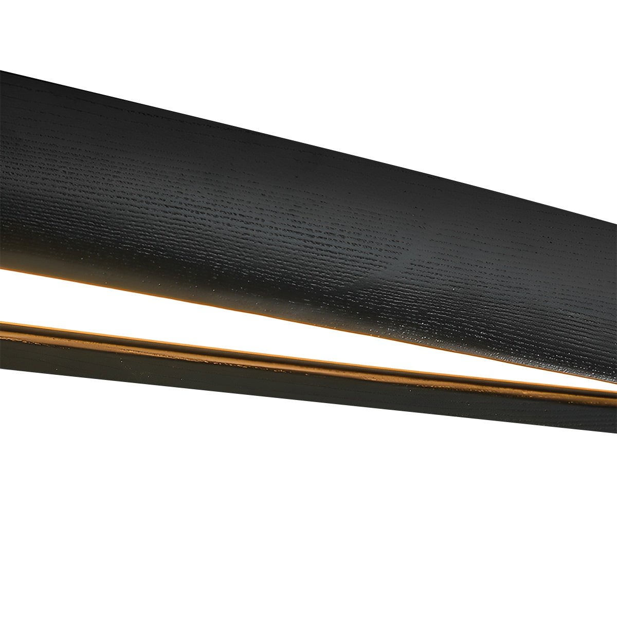 Modern Minimalist Diamond - Shaped Wood LED Long Strip Ceiling Light - Flyachilles