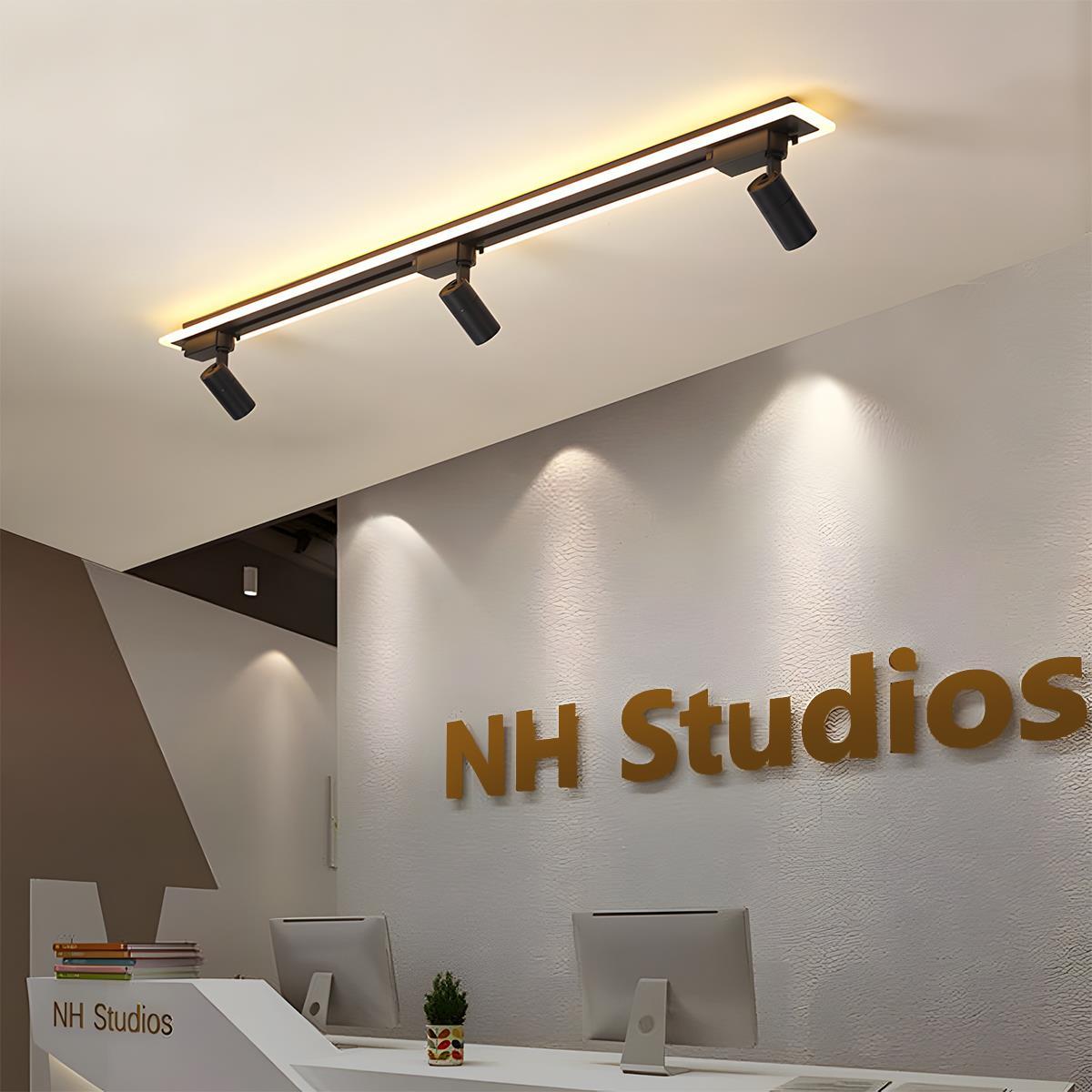 Modern Minimalist DIY Long Strip Track Spotlight LED Ceiling Light - Flyachilles