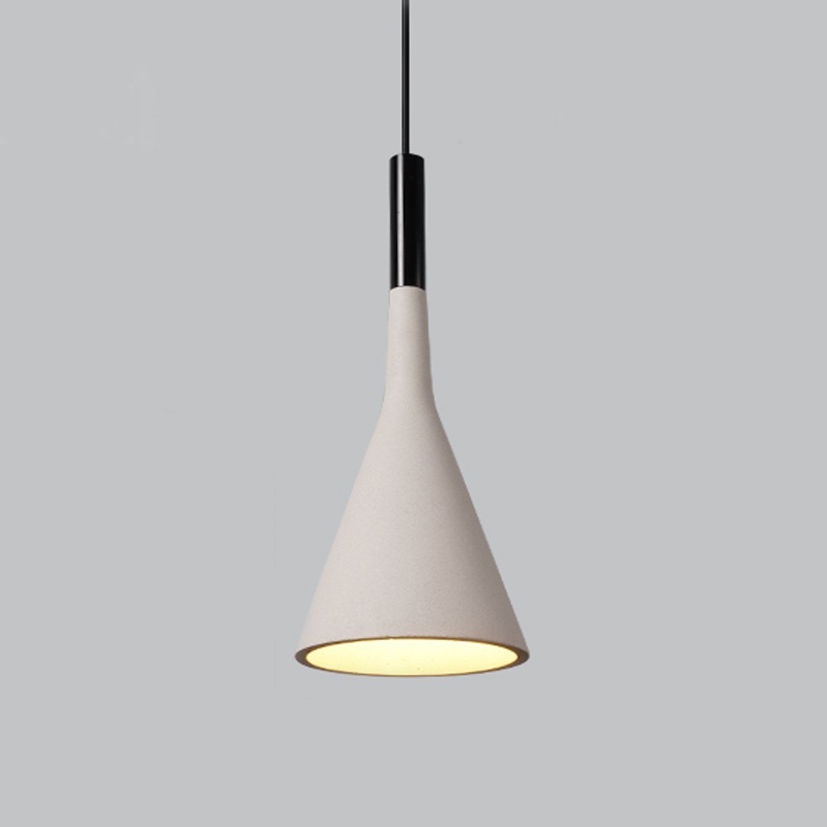 Modern Minimalist Funnel Indoor Cement Bar LED Pendant Lights - Flyachilles