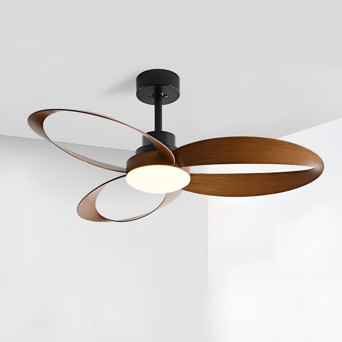Modern Minimalist Geometric 6 - Speed Reverse Ceiling Fan Light - Flyachilles
