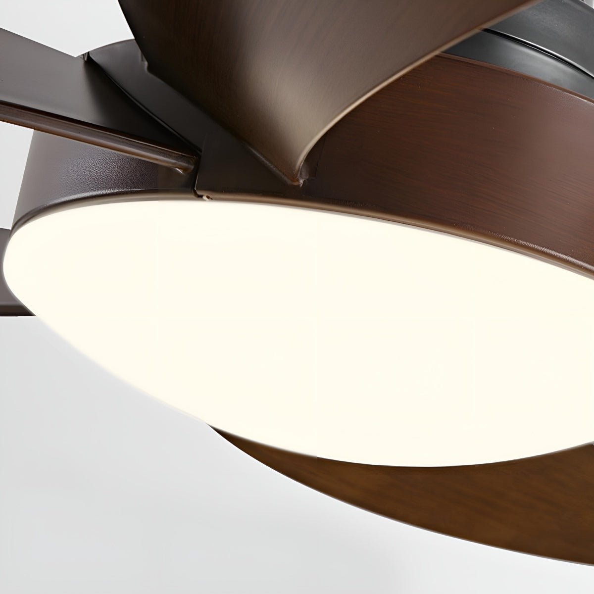 Modern Minimalist Geometric 6 - Speed Reverse Ceiling Fan Light - Flyachilles