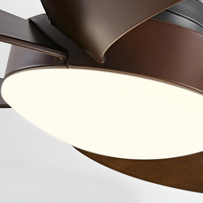 Modern Minimalist Geometric 6 - Speed Reverse Ceiling Fan Light - Flyachilles