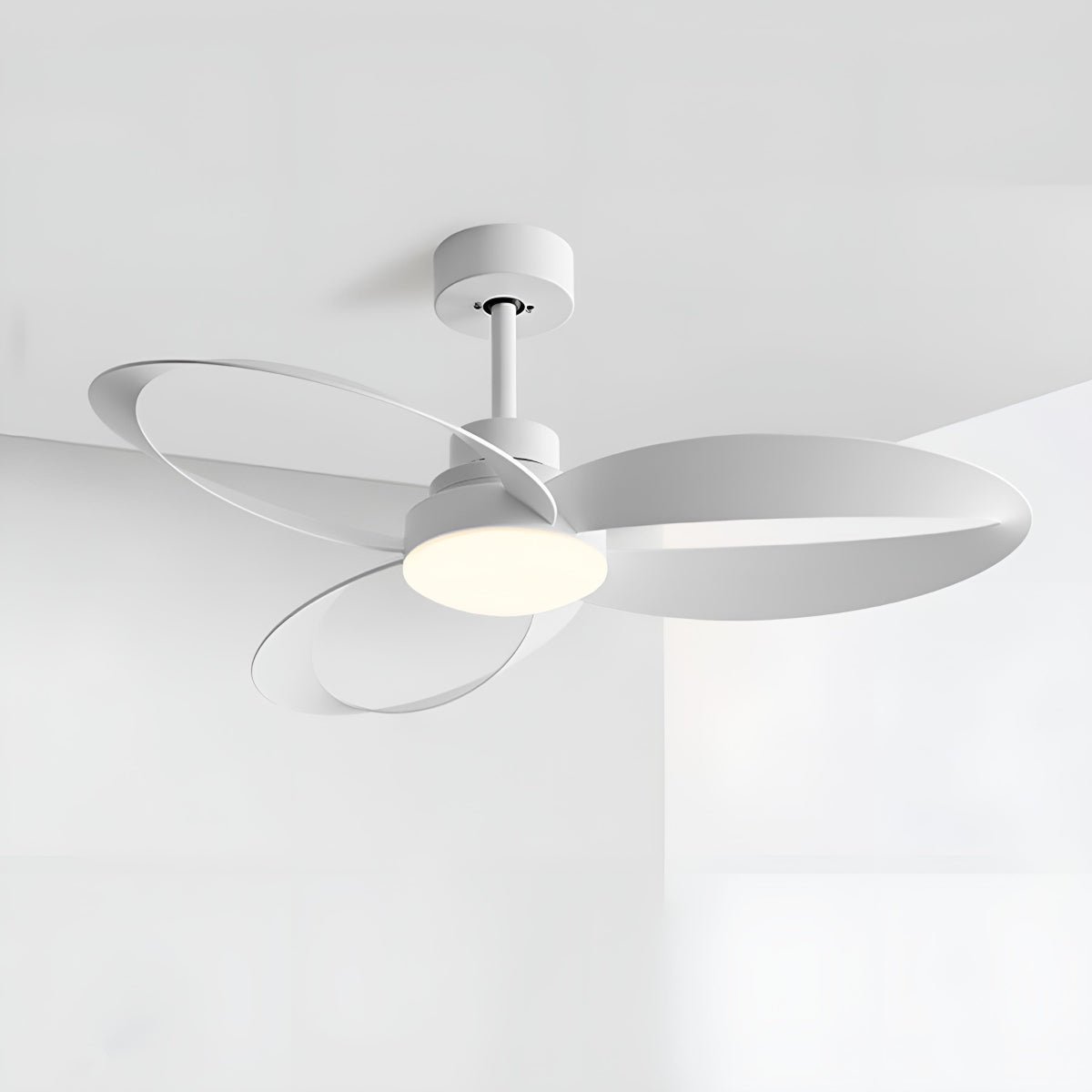 Modern Minimalist Geometric 6 - Speed Reverse Ceiling Fan Light - Flyachilles