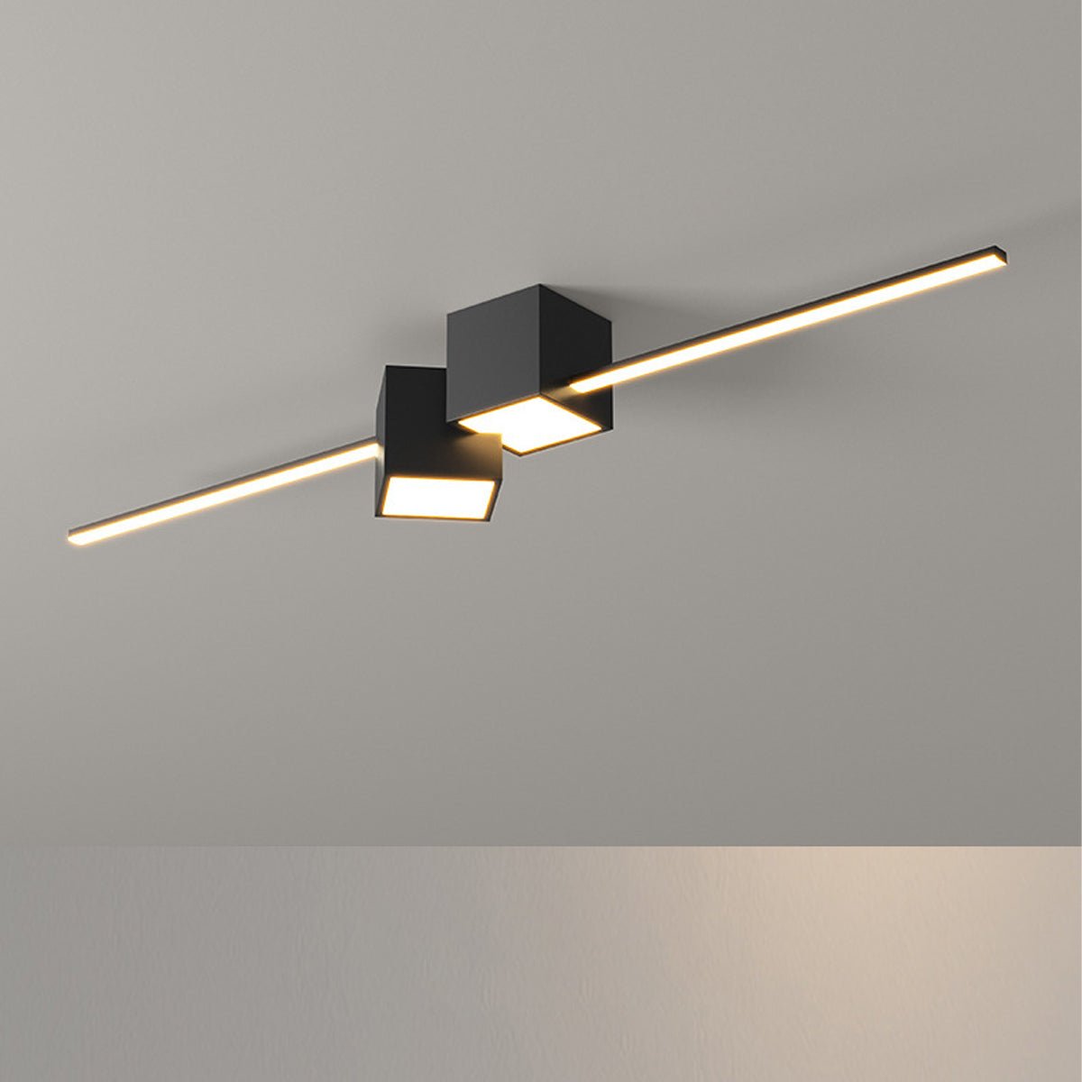 Modern Minimalist Geometric LED Long Strip Indoor Ceiling Light - Flyachilles