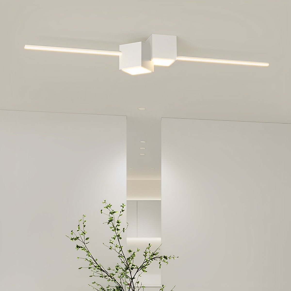 Modern Minimalist Geometric LED Long Strip Indoor Ceiling Light - Flyachilles