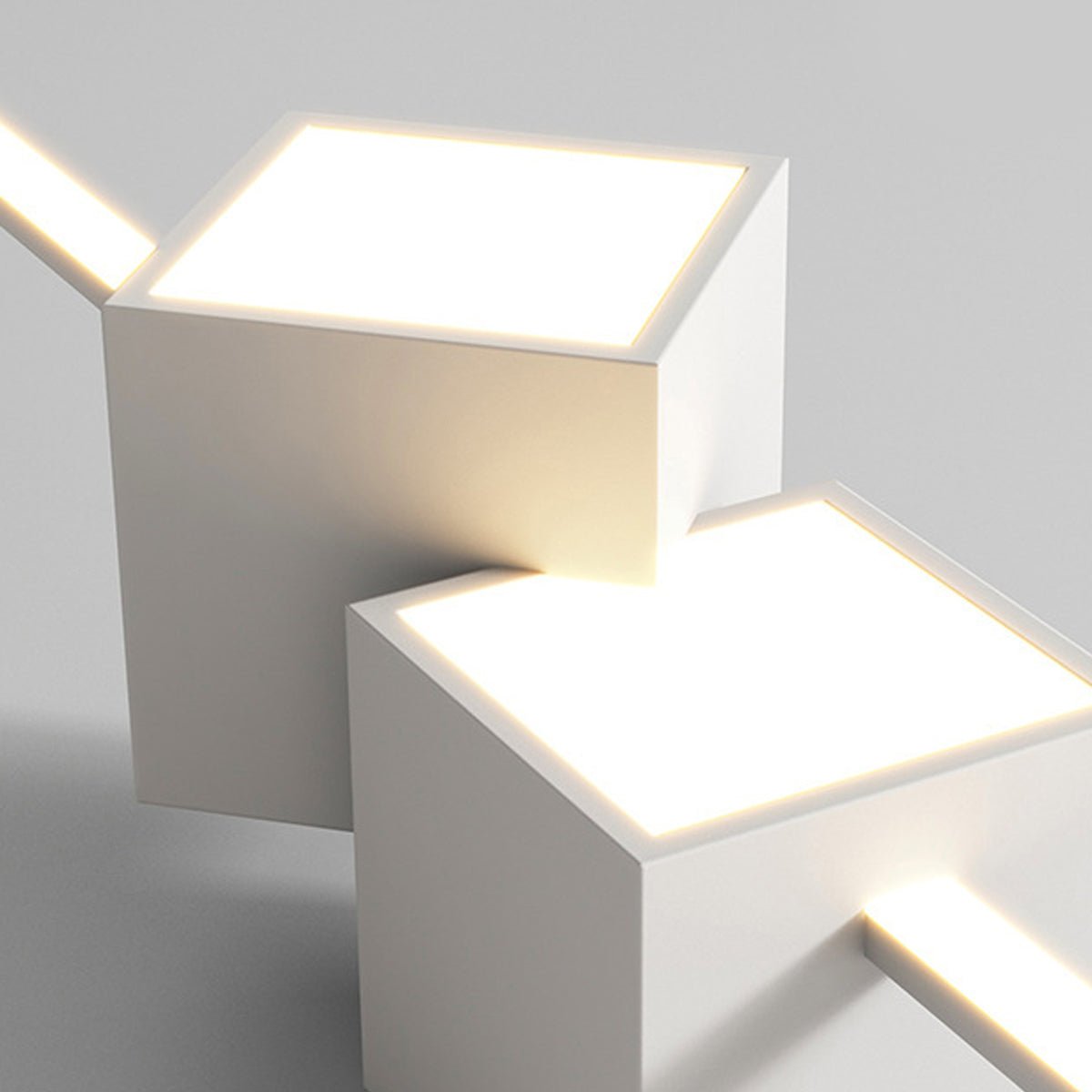 Modern Minimalist Geometric LED Long Strip Indoor Pendant Lights - Flyachilles