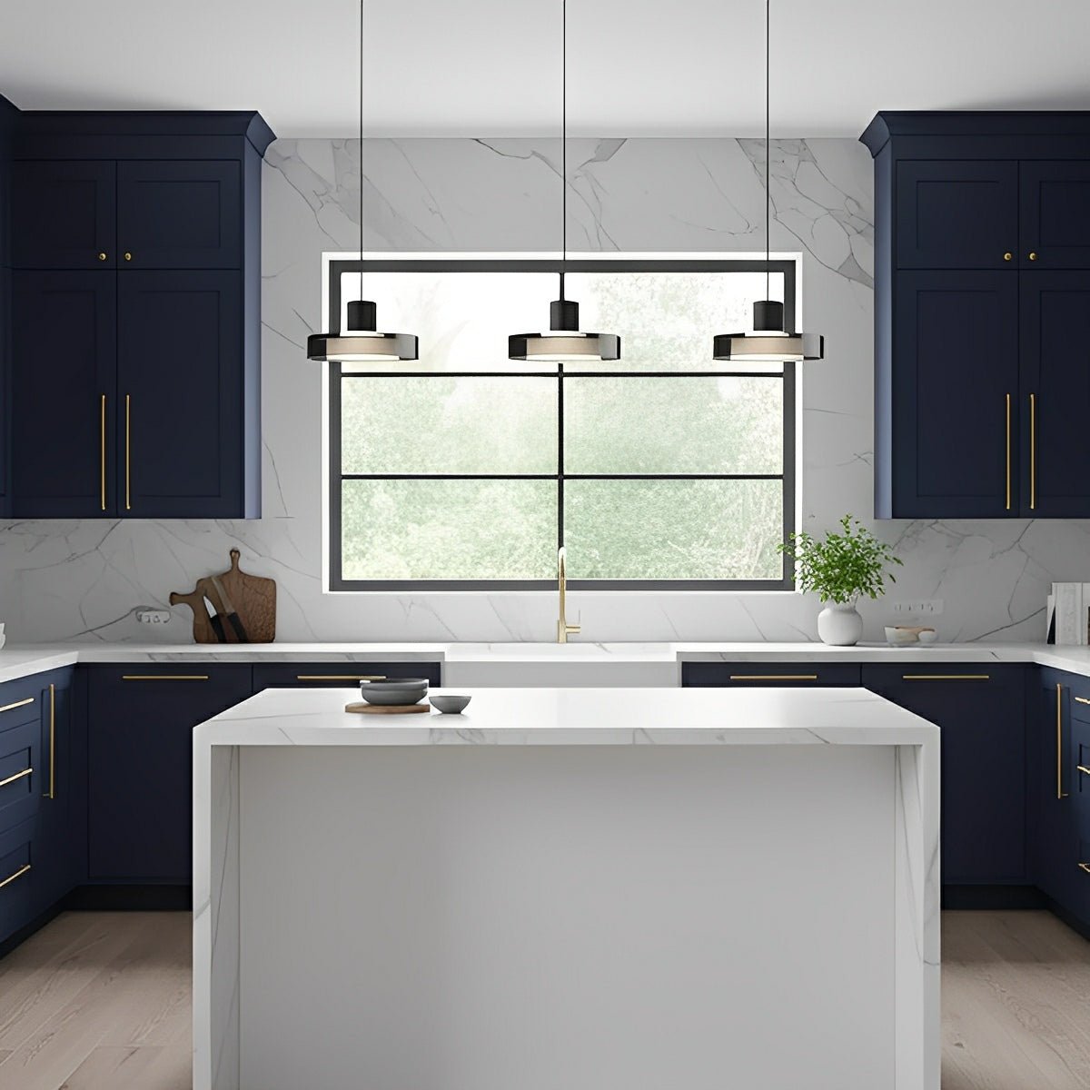 Modern Minimalist Glass Indoor Bar Pendant Lights - Flyachilles