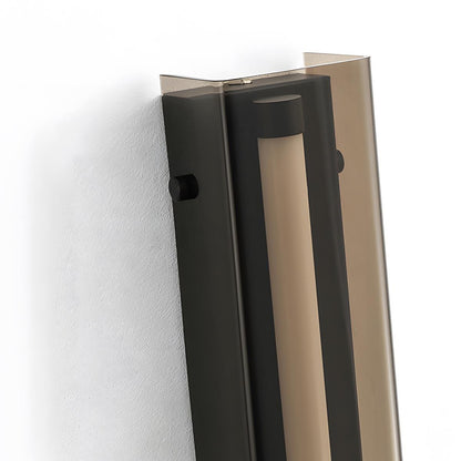 Modern Minimalist Glass Long Strip LED Indoor Wall Sconce - Flyachilles